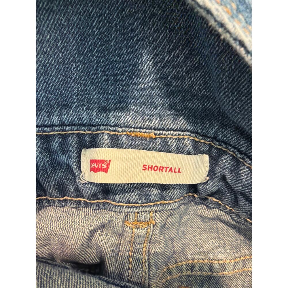 Levi’s girls size 12 Jean overalls shorts shortalls - Picture 3 of 4